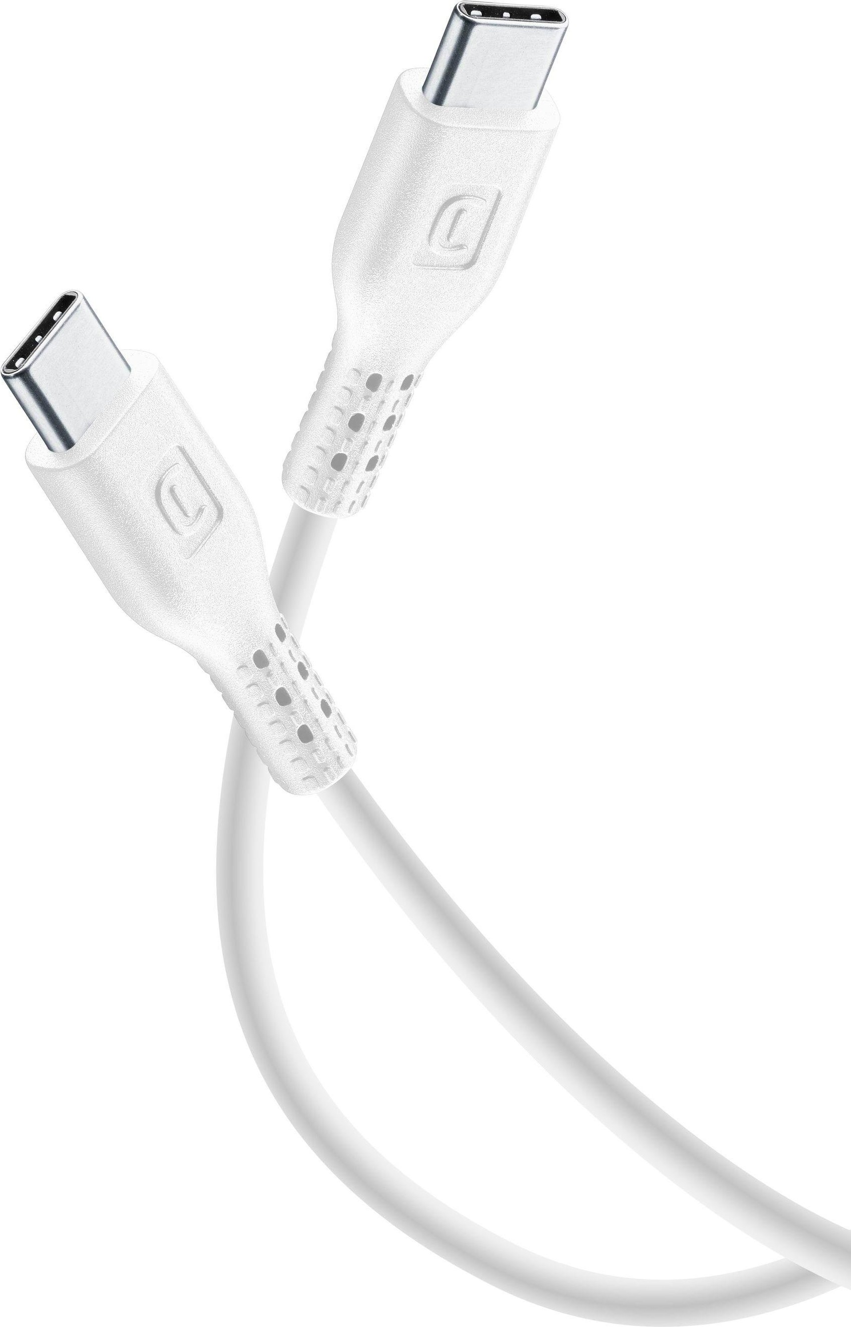 Power Data Cable 0,6 m USB Typ-C/ Typ-C White (60175)