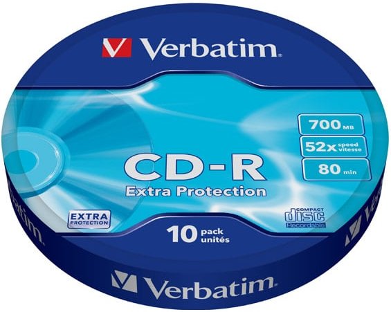 CD-R 700MB 52X Extra Protection 10er-Pack CD-Rohlinge