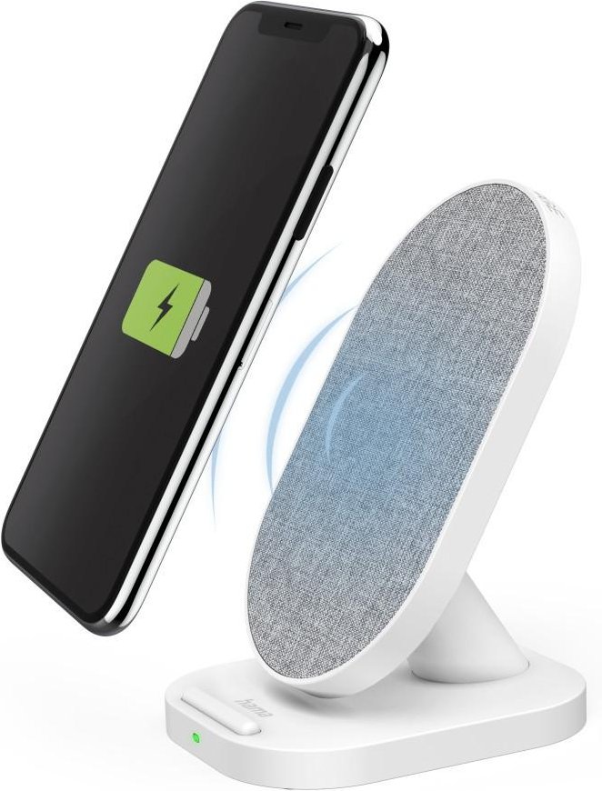 Wireless Charger "QI-FC10S-Fab", 10 W, kabellose Smartphone-Ladestation, WS (00201686)
