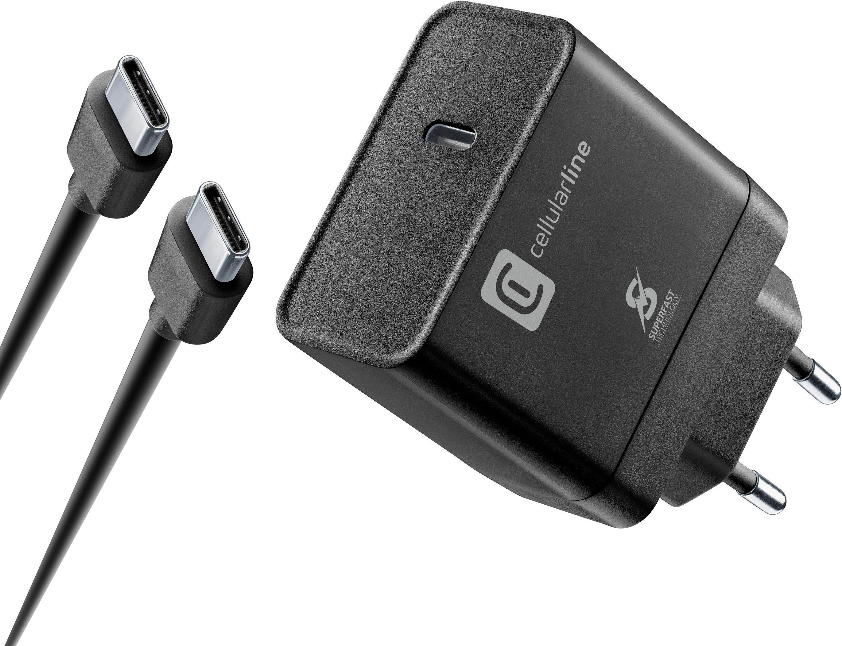 USB-C Super Fast Charger Kit für Samsung 45W, 1m, Black (60044) Ladegerät mit USB-C Kabel