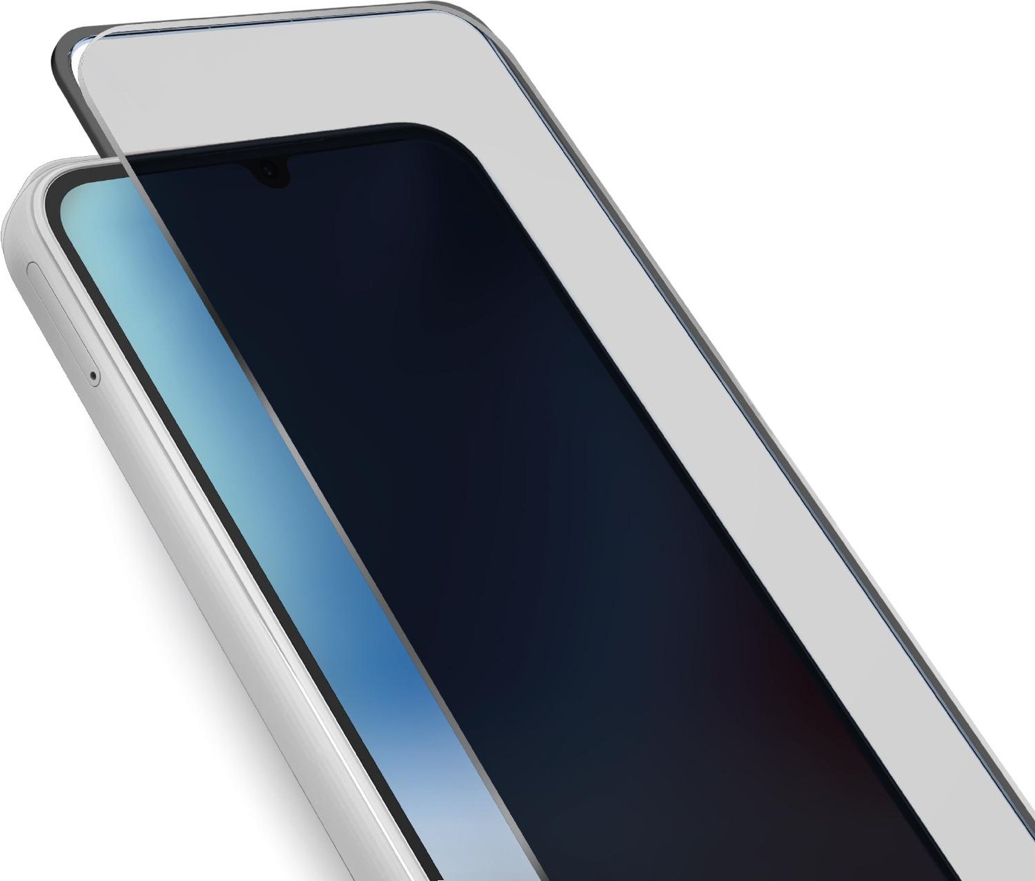 Full Cover Privacy Glass für Samsung A15, Transparent