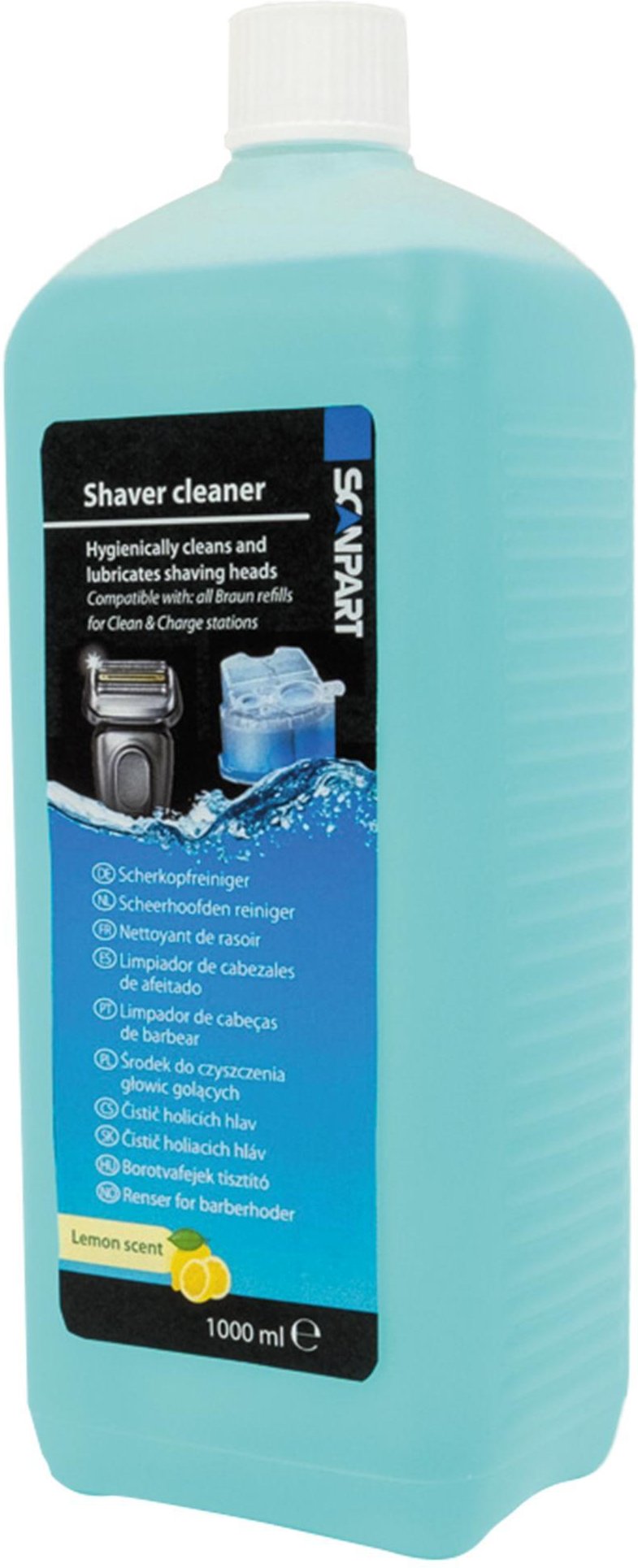 Nachfüllflüssigkeit für Braun Clean&Renew Reinigungskartuschen 1 Liter