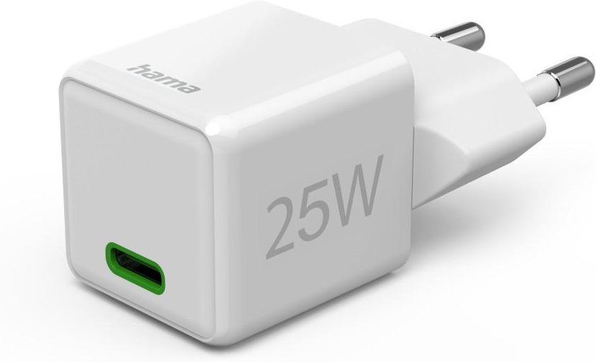 Schnellladegerät, USB-C, Super-Mini-Charger, PD, 25 W, Weiß (00201981)