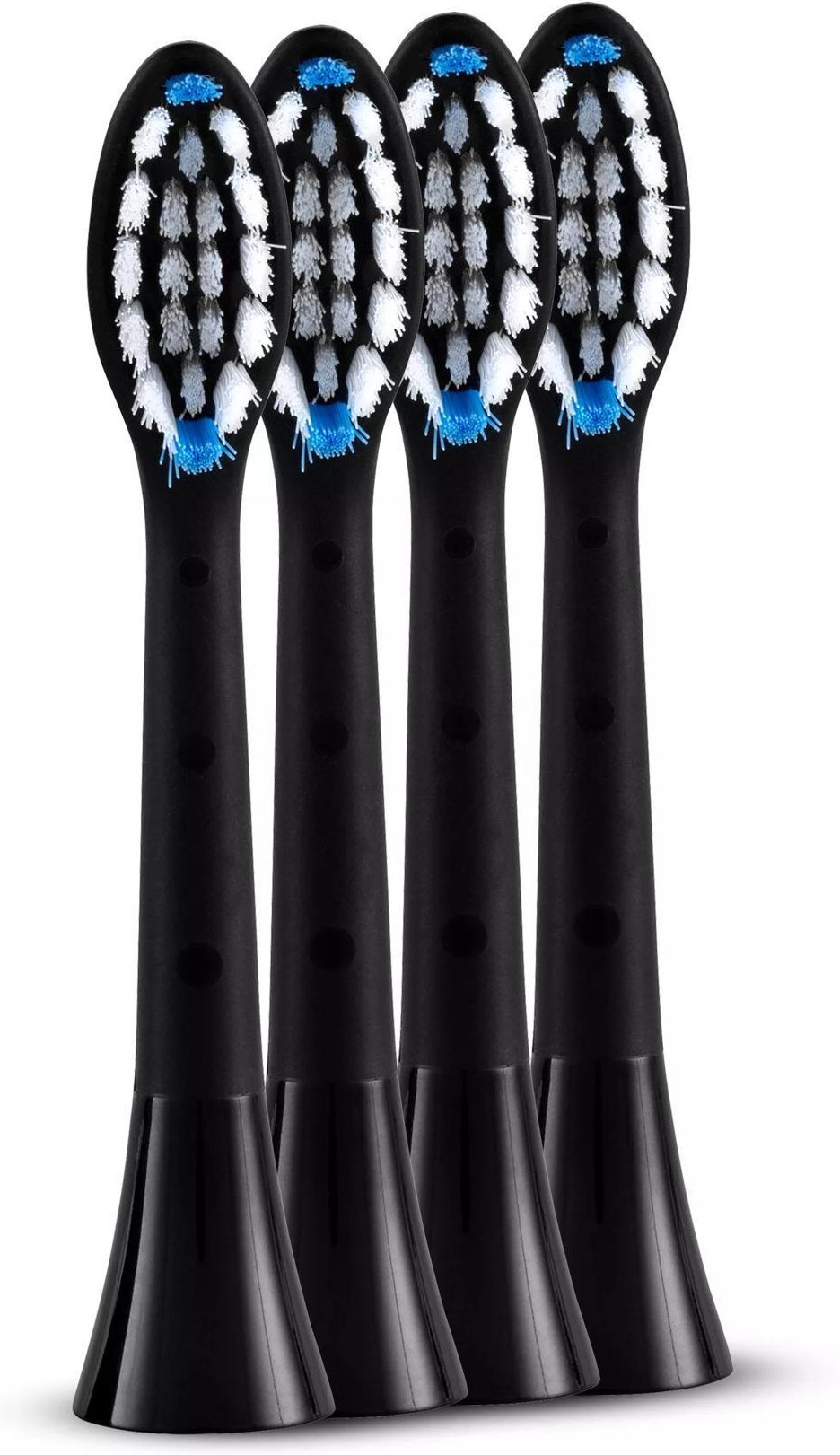 Aufsteckbürsten Medium, Schwarz, 4 Stück