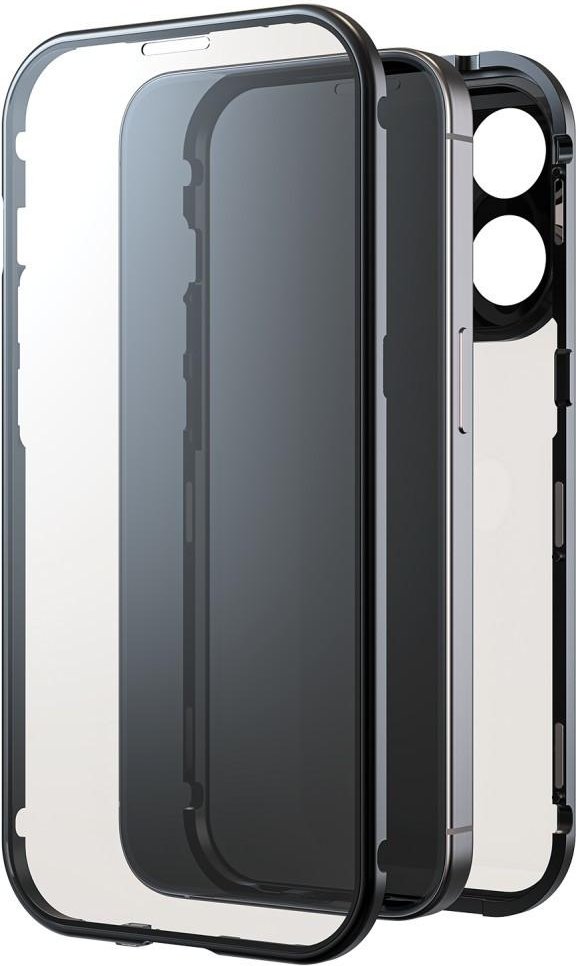Cover "360° Glass" für Apple iPhone 16 Pro, Schwarz (00228092)