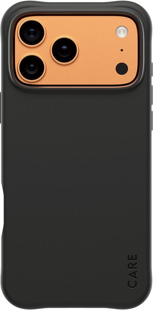 CARE by PanzerGlass Fashionable Case Samba mit MagSafe für iPhone 17 Pro Max, Schwarz