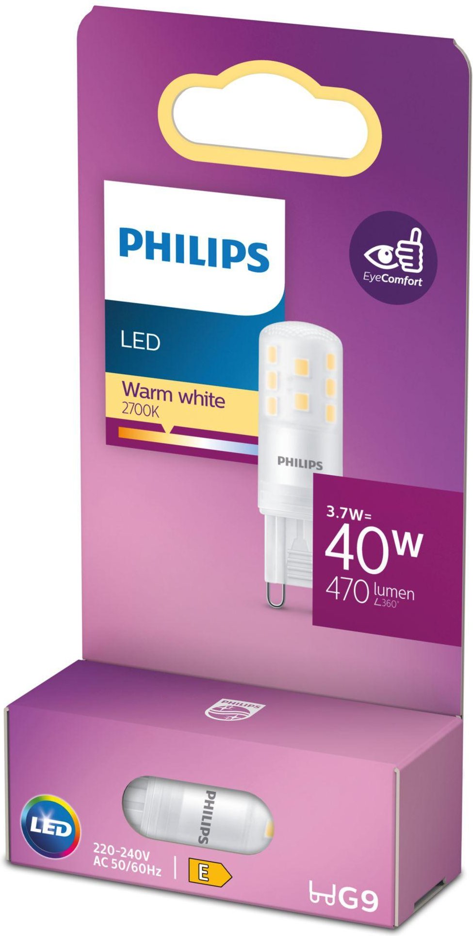 LED "Standard" Brenner, 40W, G9, warmweiß, nicht dimmbar (00228345)