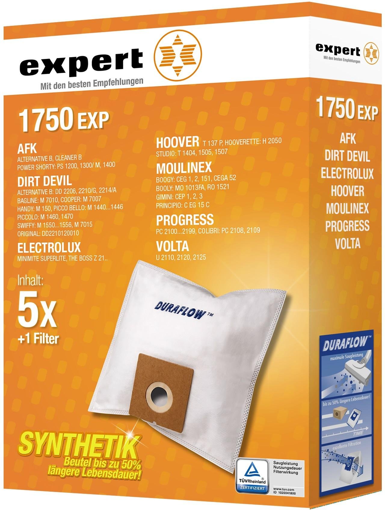 1750 EXP Staubsaugerbeutel