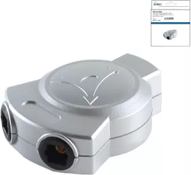 Thumbnail - Toslink Y-Kupplung/Verteiler, von 1 auf 2 Buchsen Toslink-Adapter