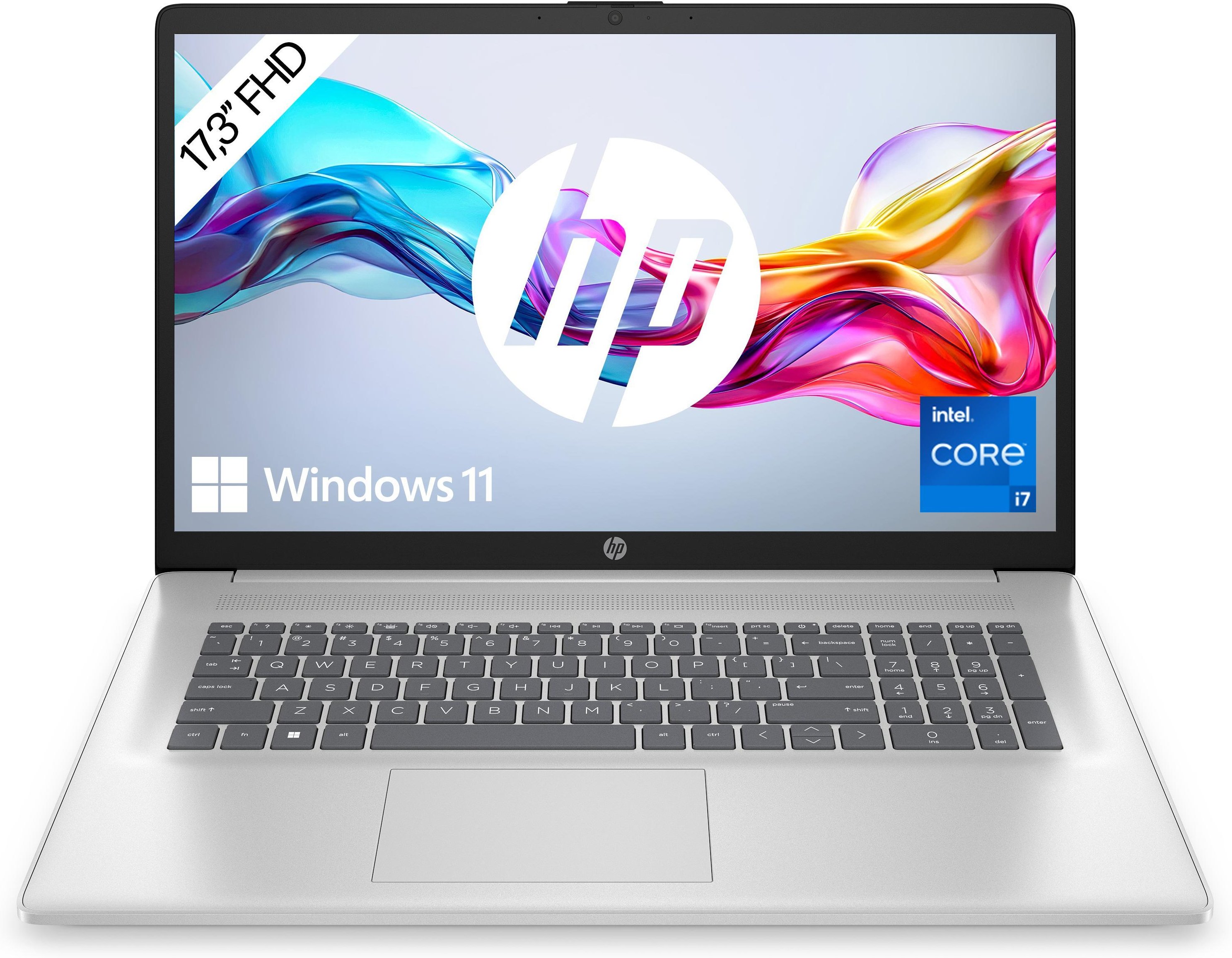 Notebook 17-cn3676ng, Silber, 17,3 Zoll, Full HD, IPS, Intel Core i7-1355U, 16 GB, 1 TB M.2 SSD