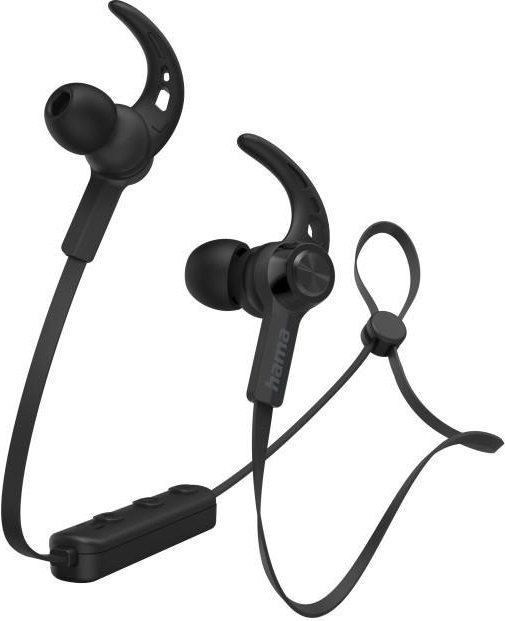 Bluetooth®-Kopfhörer "Freedom Run", In-Ear, Mikrofon, Ear-Hook, Schwarz (00184121)