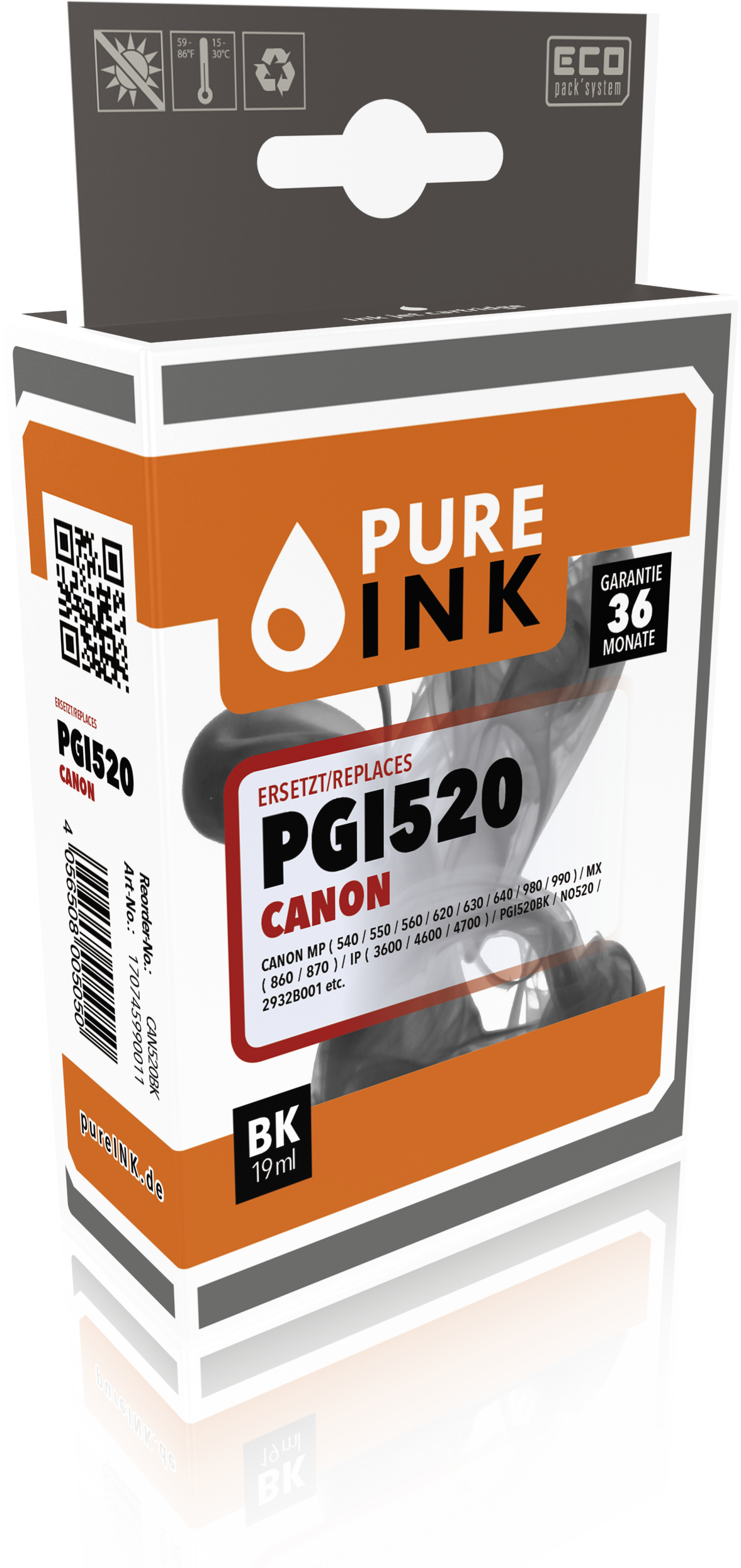 Thumbnail - CA520BK BLK Druckerpatrone