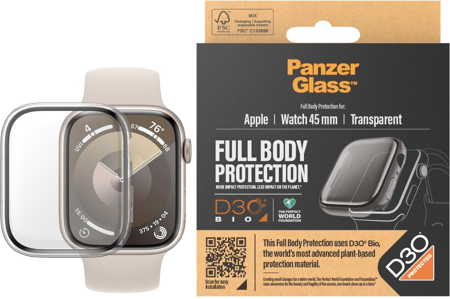 Full Body Watch 9 45mm Transparent