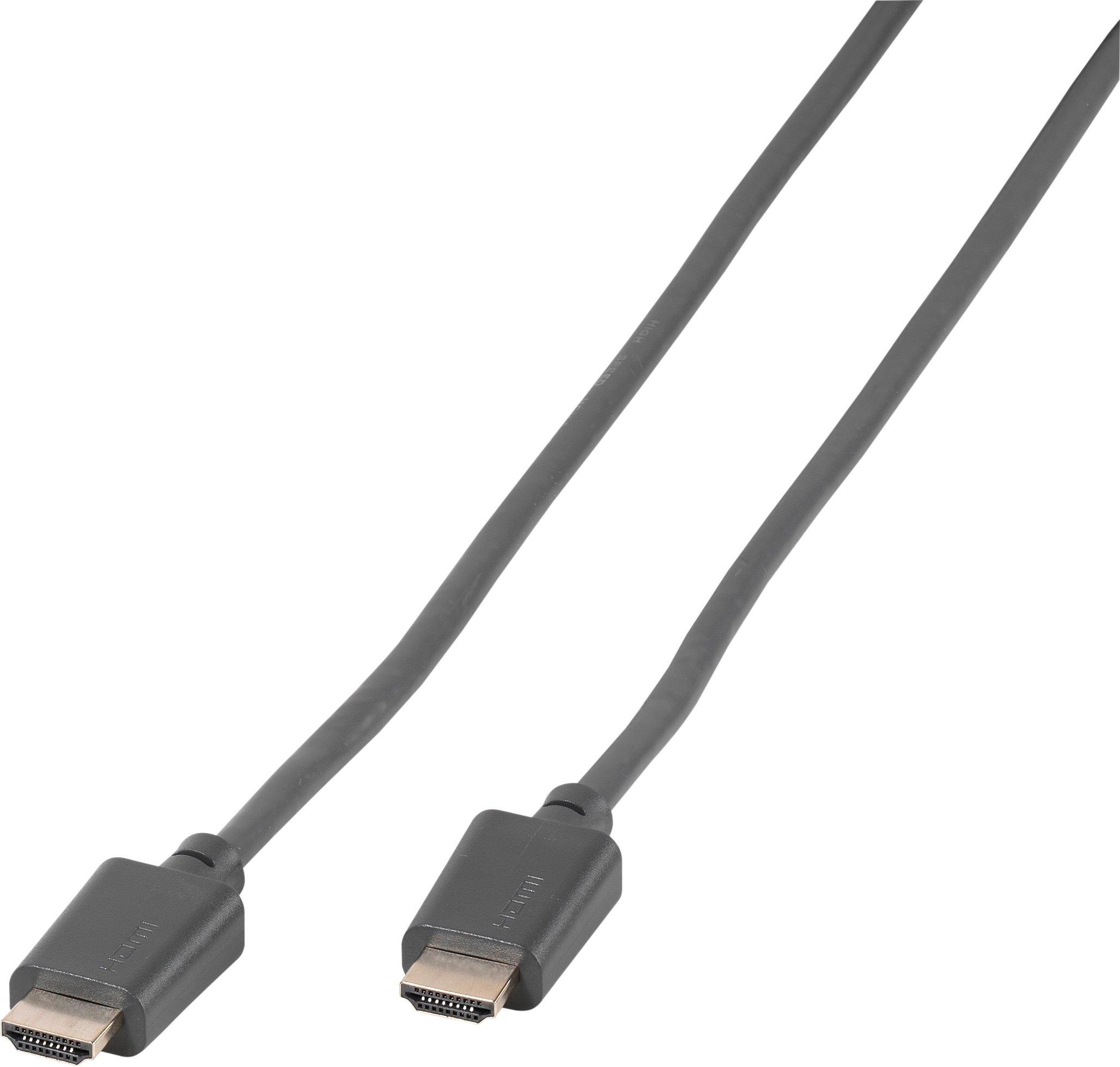 High Speed HDMI® Kabel mit Ethernet, vergoldete Kontakte, 4K/60 Hz, 5,0 m (45524)