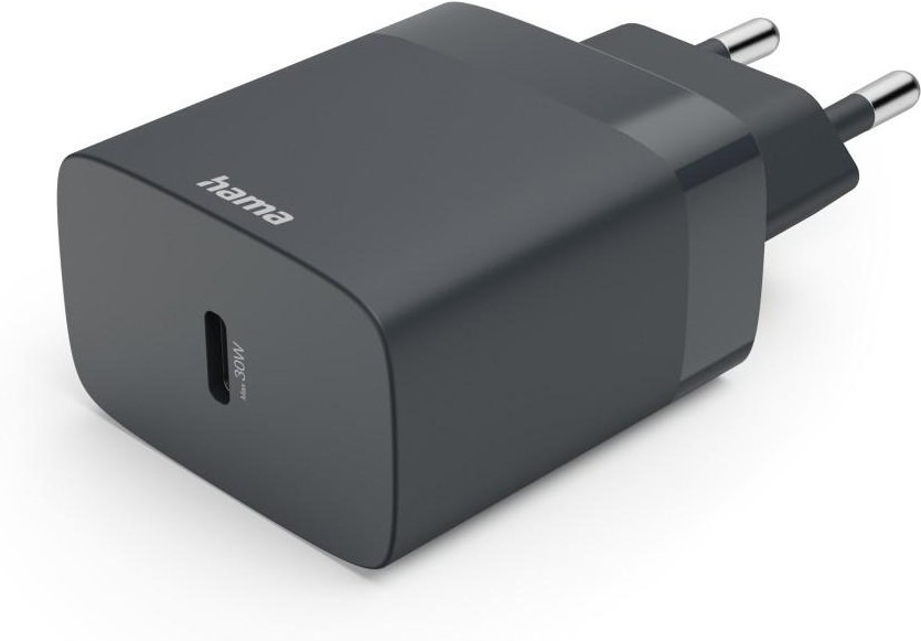 Schnellladegerät, USB-C, PD, 30 W, Anthrazit (00086442)