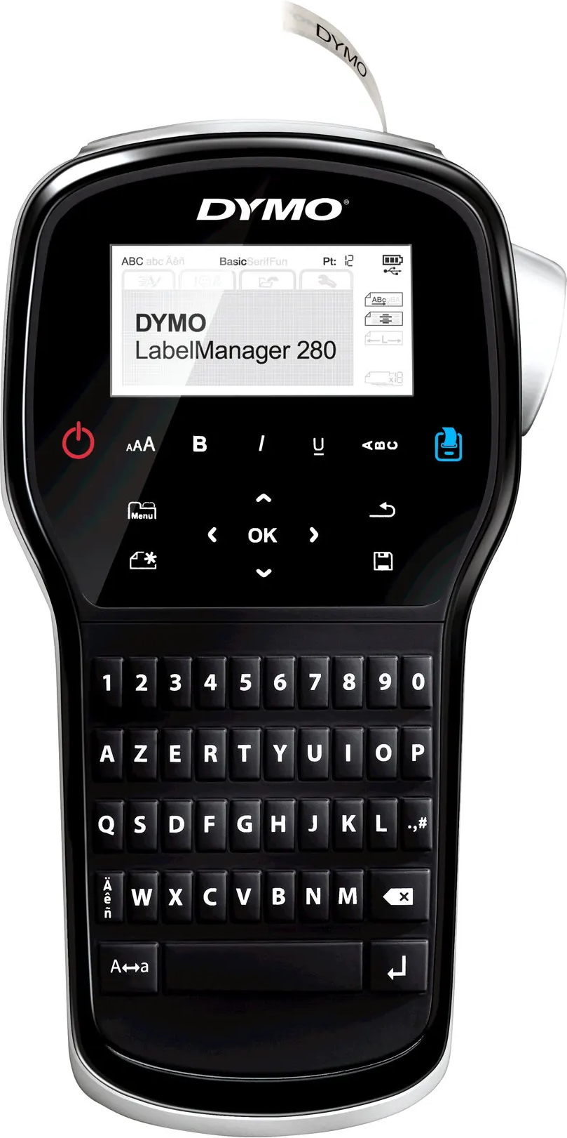 LabelManager 280 im praktischen Koffer(SoftCase)Qwerty Beschriftungsgerät