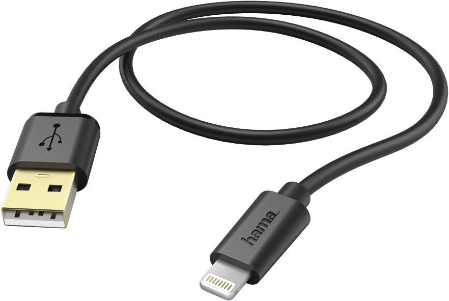 Lade-/Datenkabel, Lightning, 1,5 m, Schwarz (00173635)