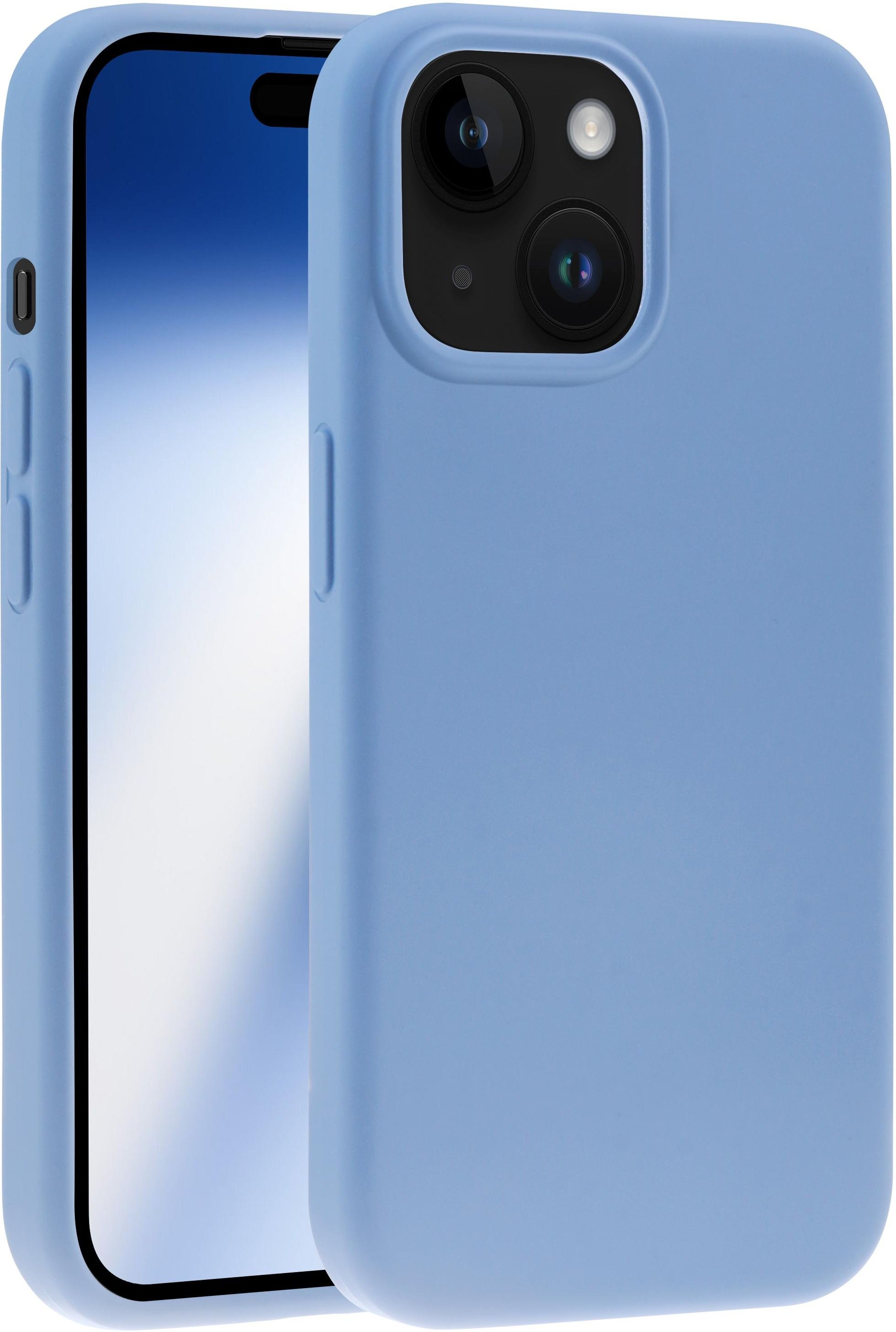 Mag Hype Cover für iPhone 15, Magnetic Wireless Charging Support, sky blue (63888) Handyhülle