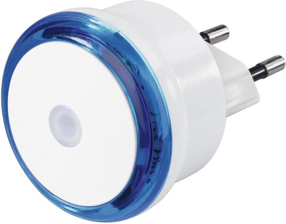 LED-Nachtlicht "Basic" mit Stecker, Dämmerungssensor, energiesparend, Blau (00223493)