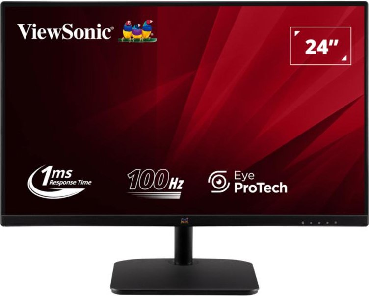 VA2432-MHD-3, Schwarz, 24 Zoll, Full HD, IPS, 100 Hz, 1 ms Monitor