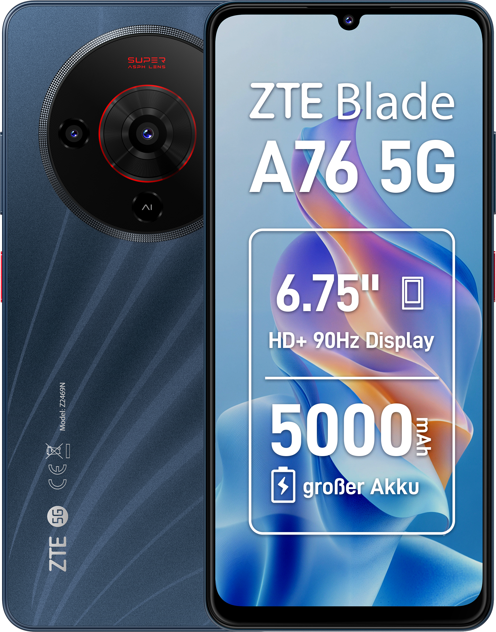 Blade A76 5G 128GB Black Smartphone