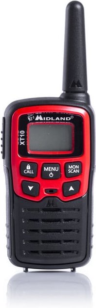 XT10 schwarz/rot Walkie-Talkie
