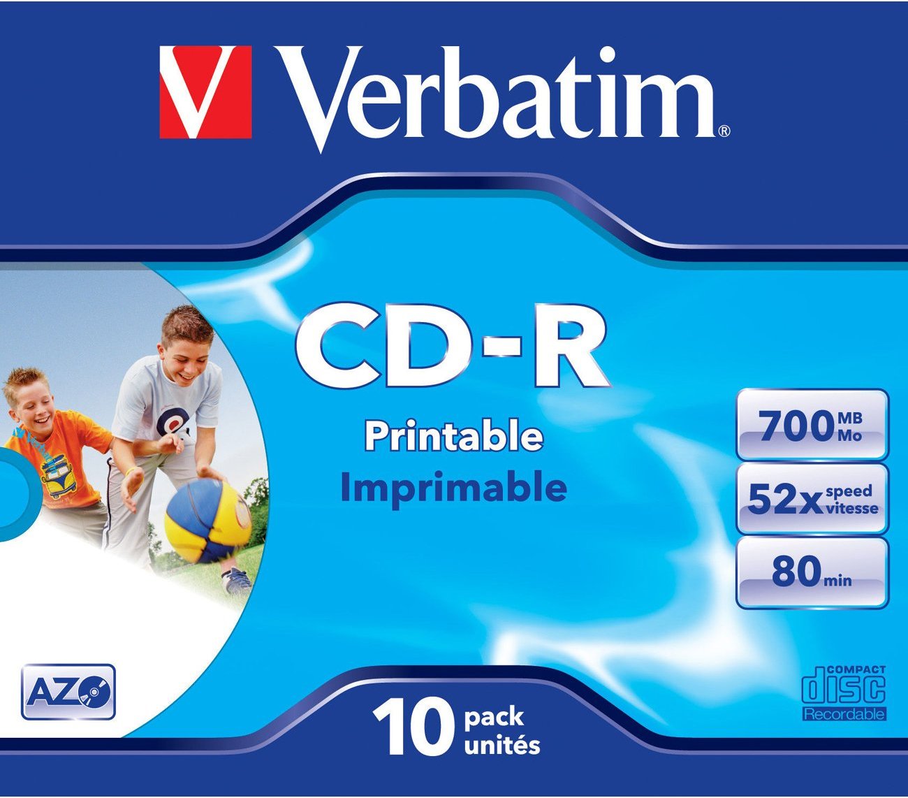 CD-R 700 MB 52x 10er-Pack CD-Rohlinge