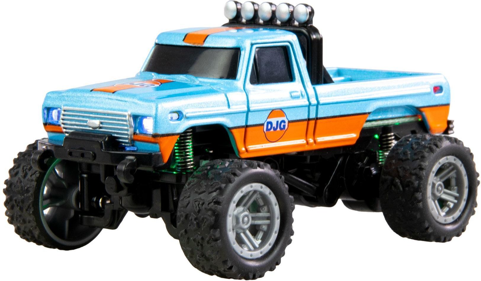 Thumbnail - RC Monstertruck Die Cast 1:64 RTR blau/orange Ferngesteuertes Auto