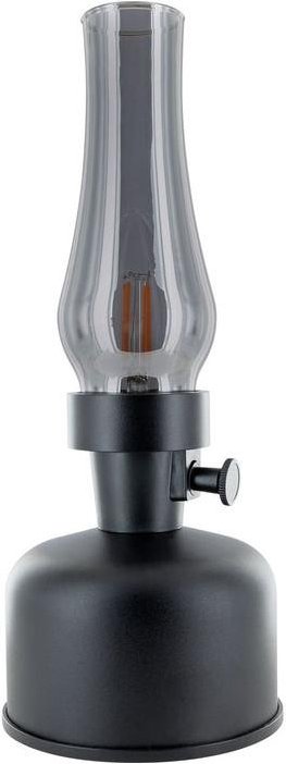 Retro Leuchte Petroleum Schwarz TILA1803