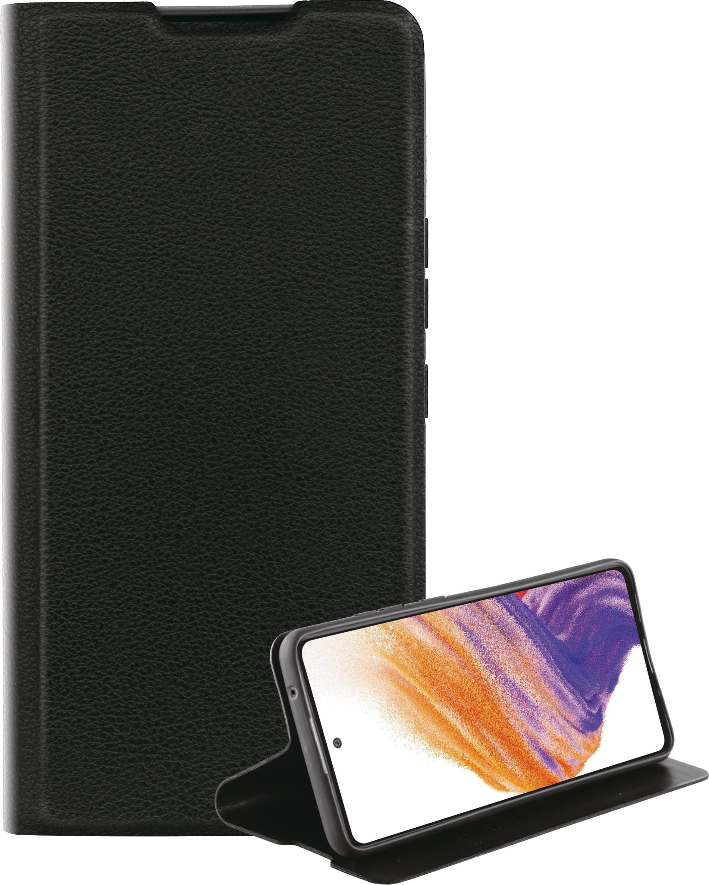 Premium Wallet, Book Cover für Galaxy A54 5G Schwarz (63546) Handyhülle
