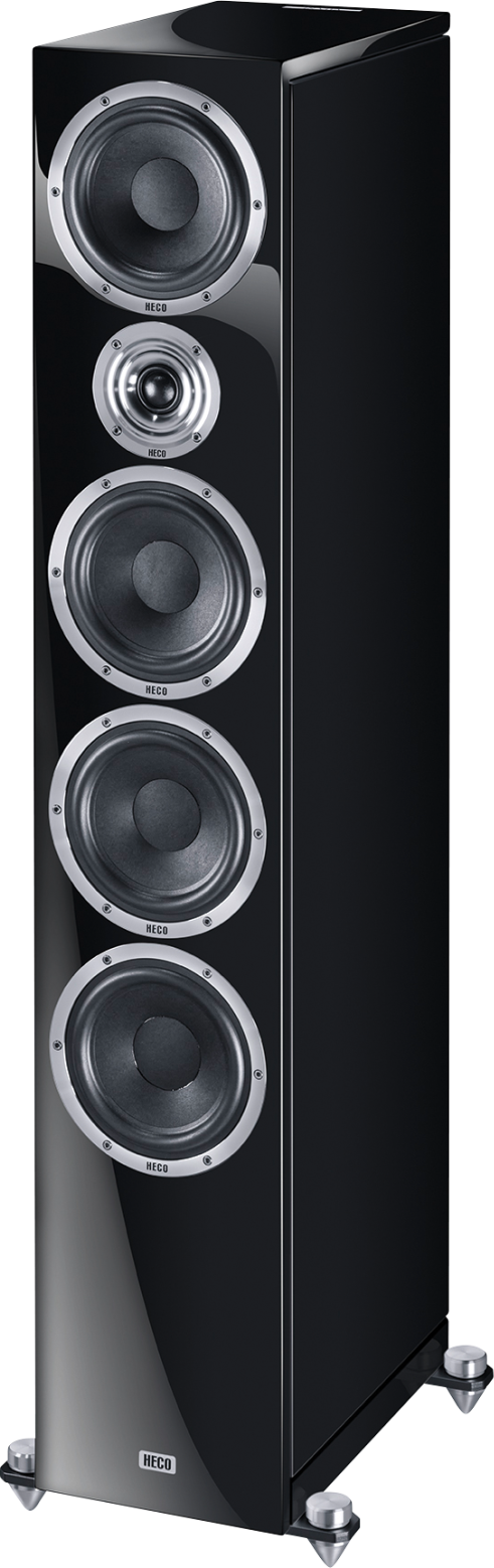 In Vita 9 schwarz Stück Standlautsprecher