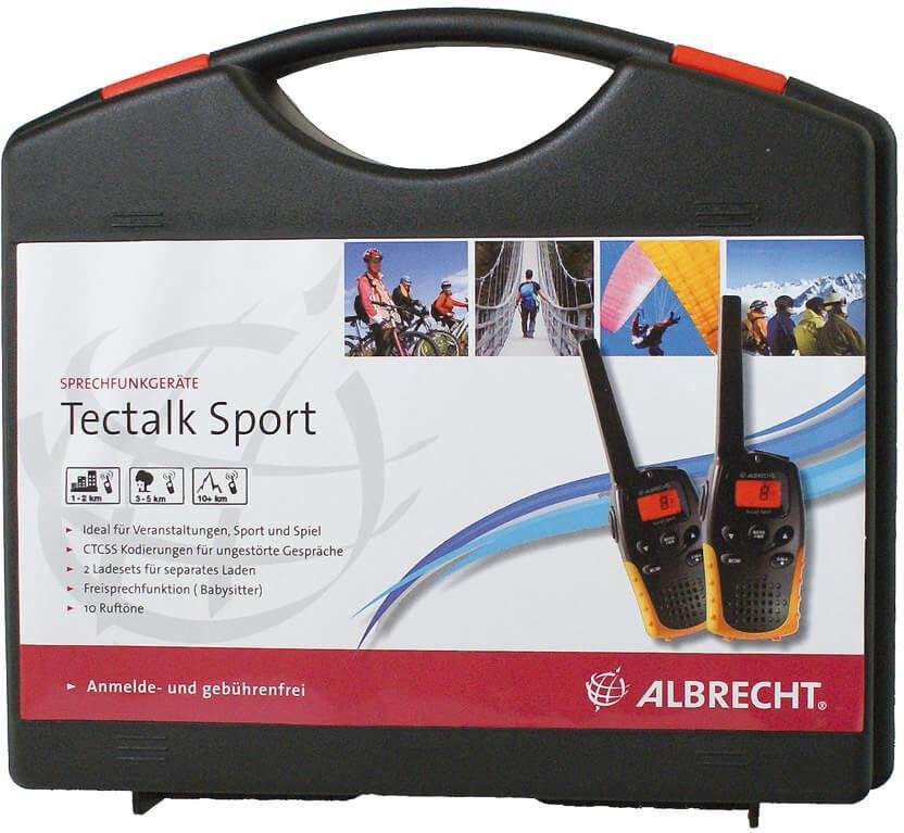 Tectalk Sport Komplett-Set im Hartschalenkoffer schwarz/orange Walkie-Talkie