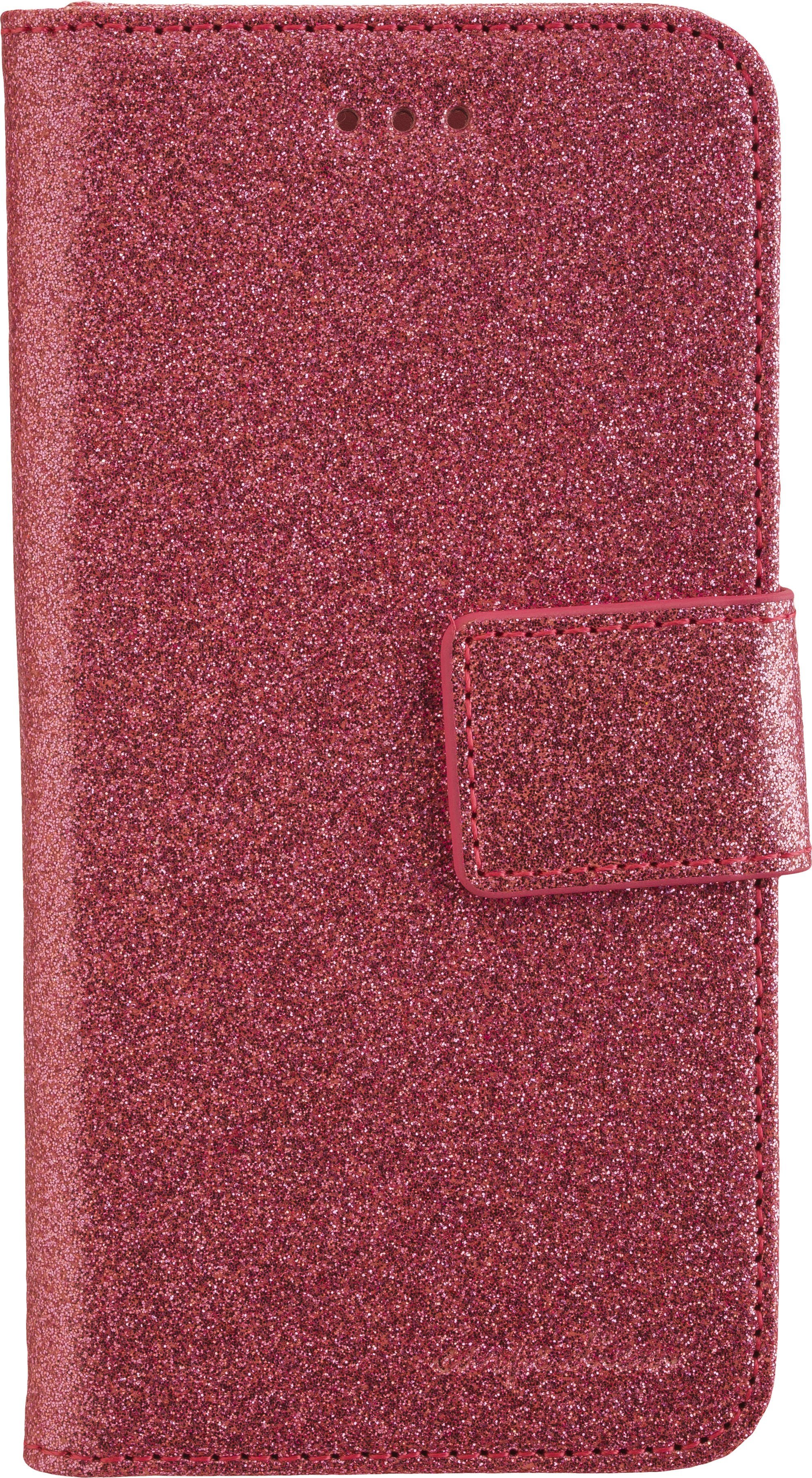 Book Case BLING für Apple iPhone 7 / 8 / SE 2020 Pink Handyhülle