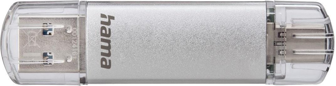 USB-Stick "C-Laeta", Type-C USB 3.1/USB 3.0, 64GB, 40 MB/s, Silber (00124163)