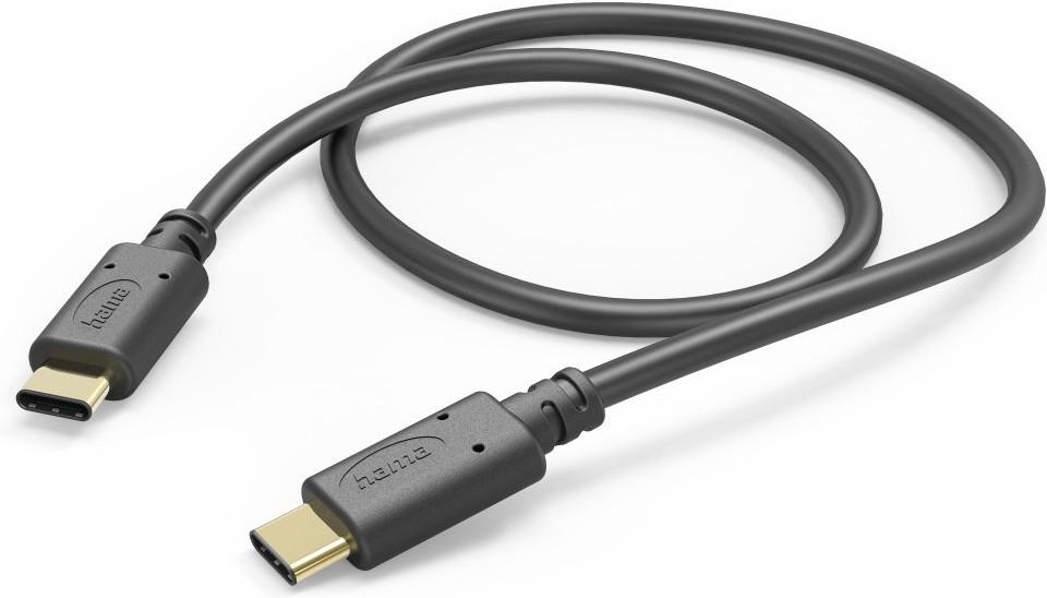 Ladekabel, USB-C - USB-C, 1 m, Schwarz (00201589)