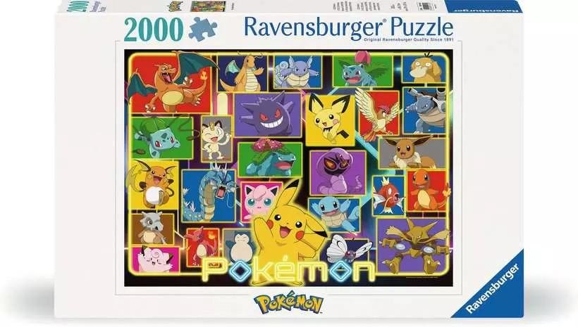 Puzzle Leuchtende Pokémon - 2000 Teile