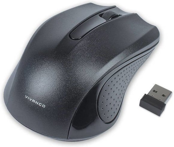 USB Wireless Mouse 1000 dpi, schwarz (36639)