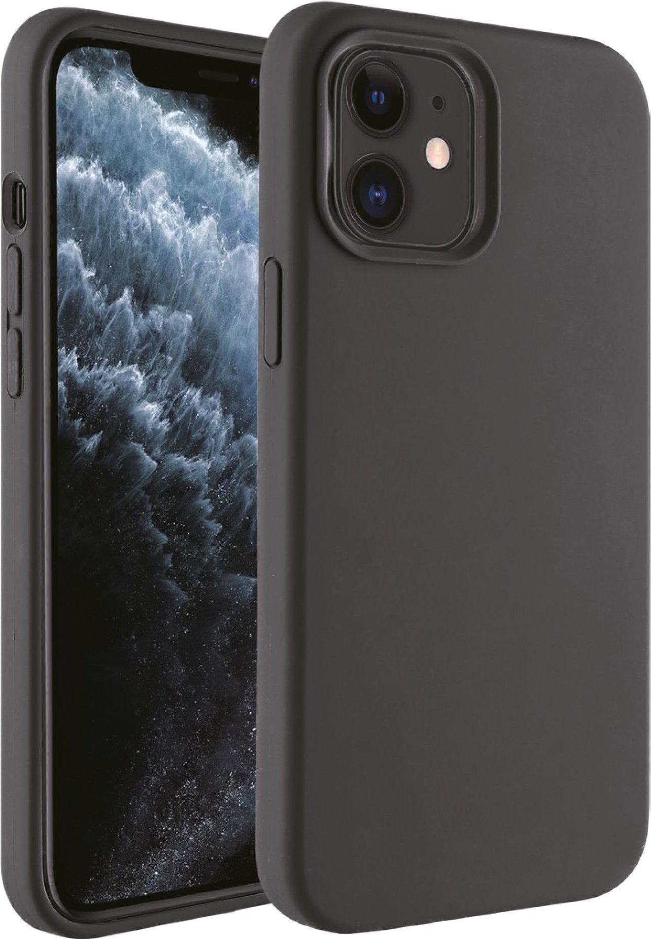 Hype Cover, Schutzhülle für iPhone 12, iPhone 12 Pro schwarz (62132) Handyhülle