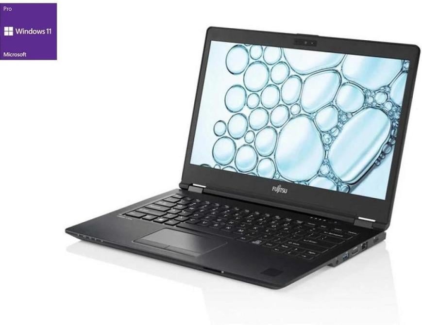 Fujitsu Lifebook U7410 Touch, Schwarz, 14 Zoll, Full HD, i5-10310U, 16 GB, 512 GB, Refurbished