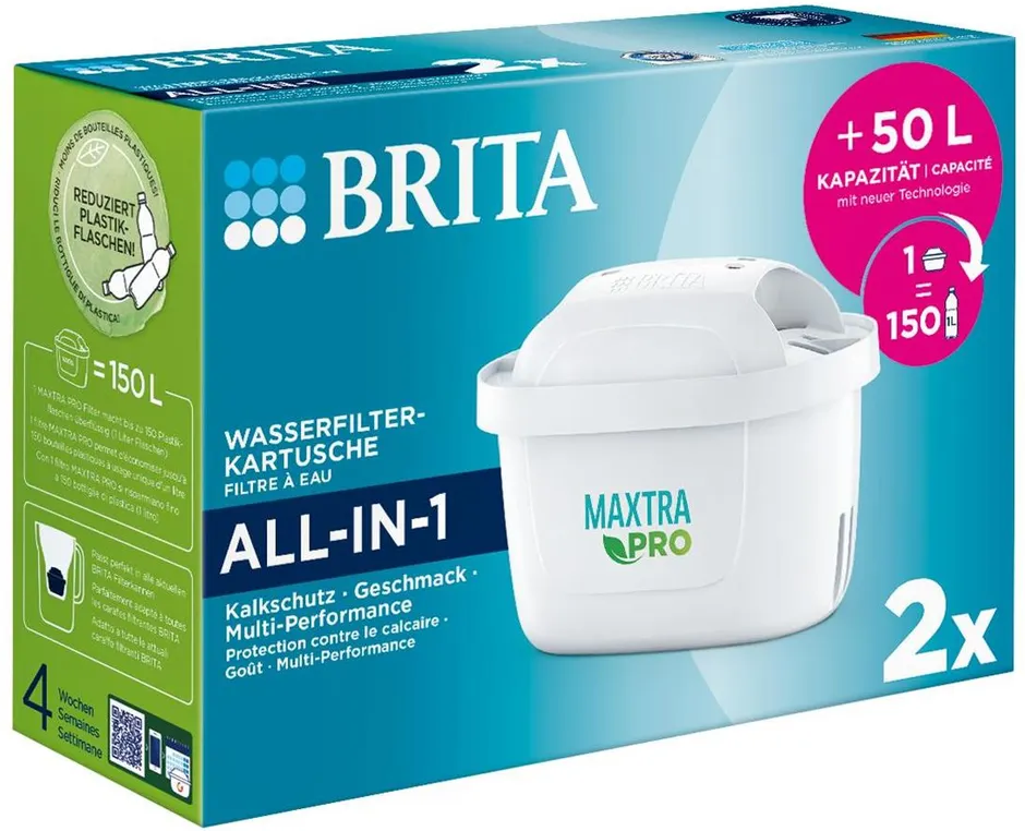 Wasserfilter-Kartusche MAXTRA PRO All-in-1 2er Pack