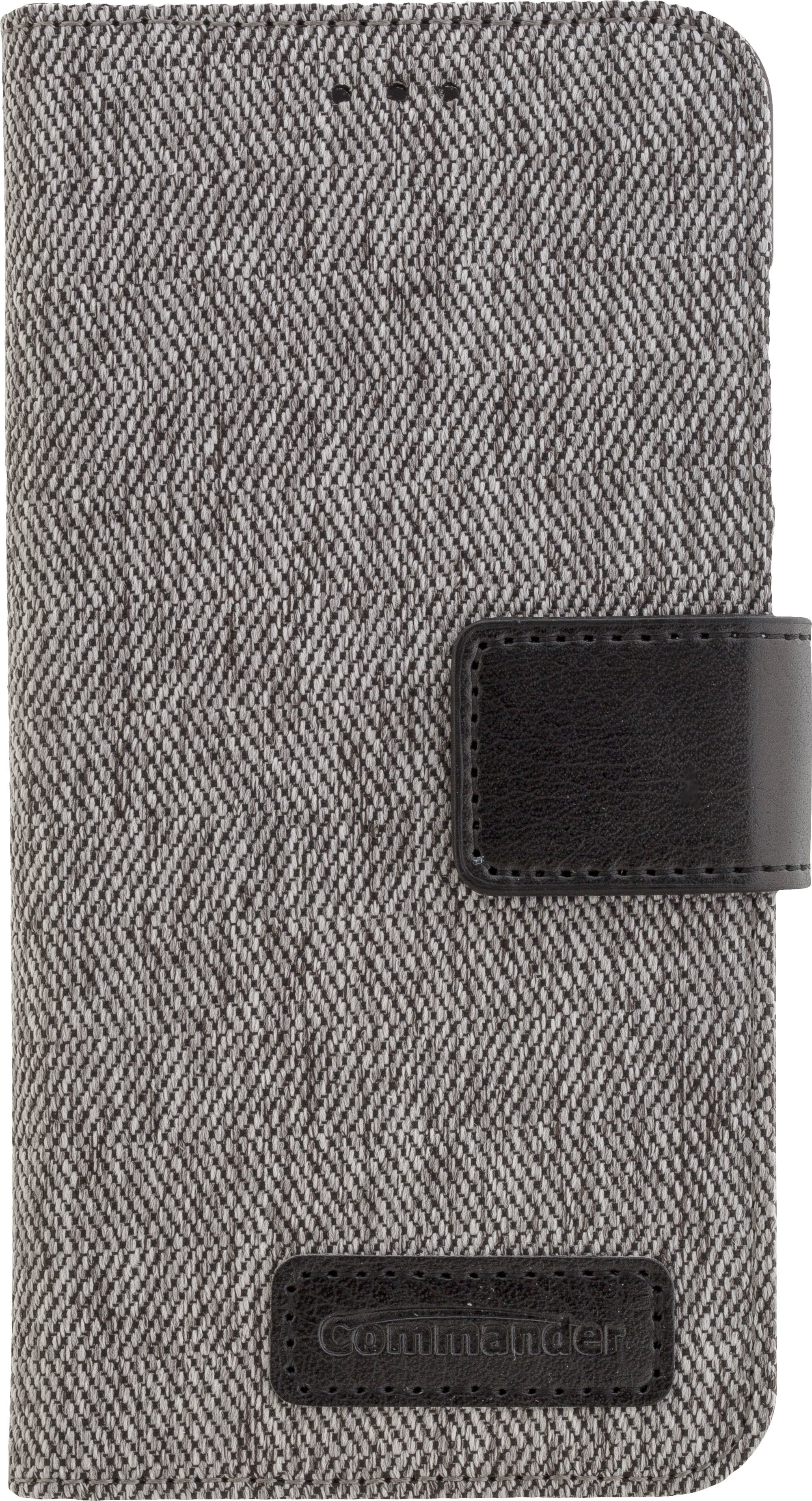 16124 Book Case für Huawei P10 lite dress grau Handyhülle