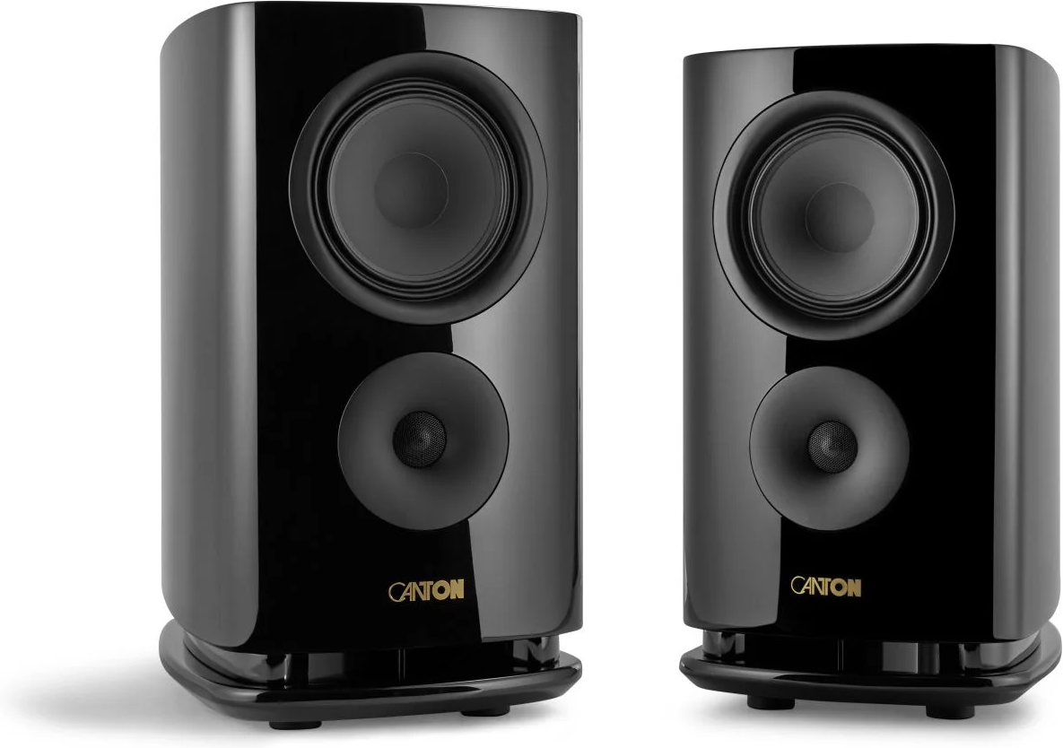 Reference 9 Schwarz Piano Finish Regal-Lautsprecher