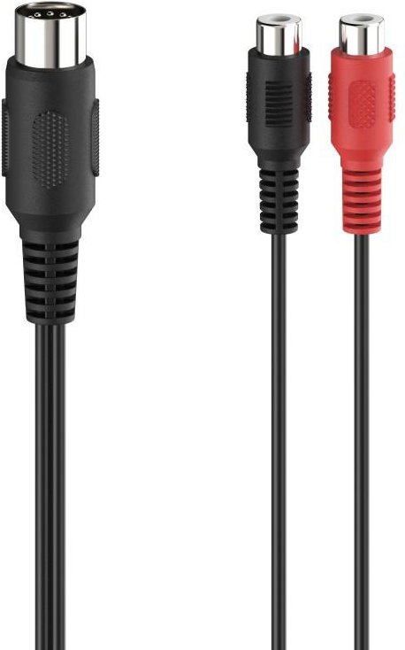 Audio-Adapter, 2 Cinch-Kupplungen - 5-pol.-DIN-Stecker (00205189)