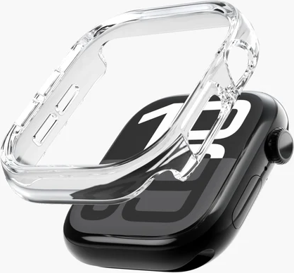 Bumper Case für Apple Watch Series 11 Case 42mm, Transparent Schutzhülle