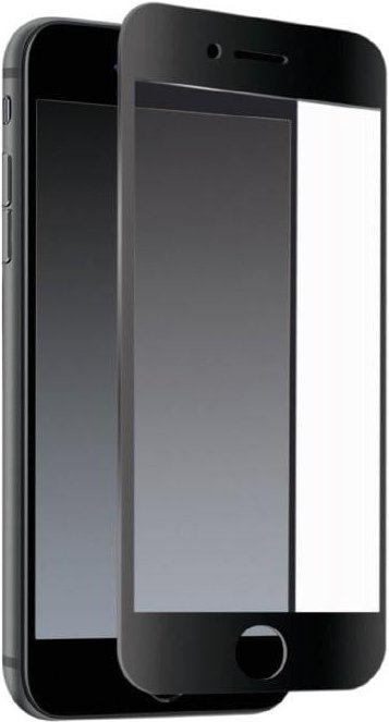 Glas-Displayschutz Full Cover für iPhone SE 2020/SE 2022/8/7/6s/6, Schwarz
