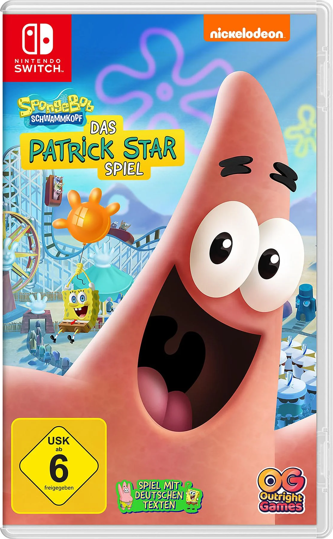 Das Patrick Star Spiel Nintendo Switch-Spiel