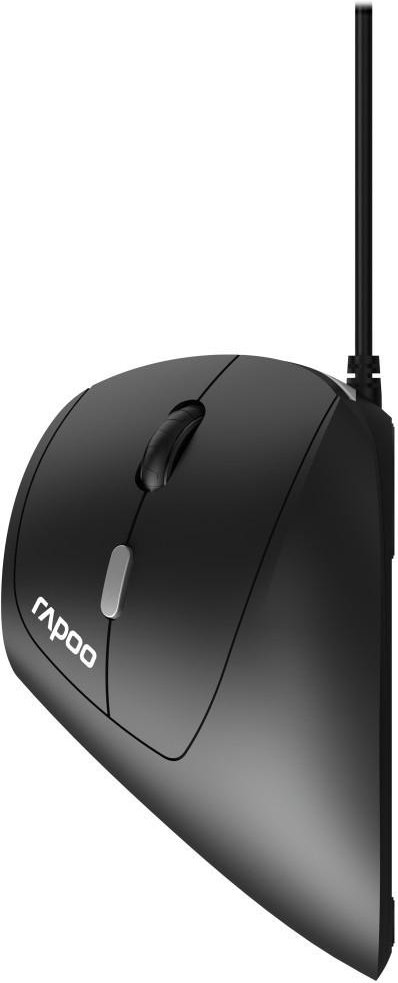 Kabelgebundene ergonomische Maus "EV200", Schwarz (00215044)