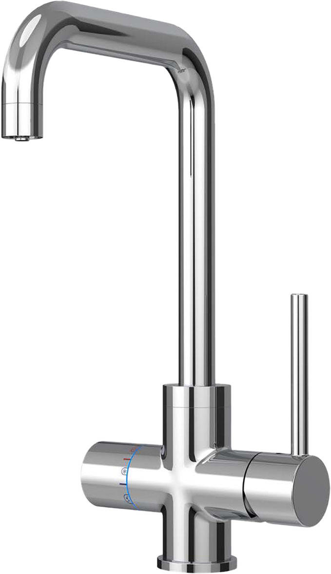 5in1 Touch Armatur (für Sprudler) eckig, Chrom (XO-AR 5010)