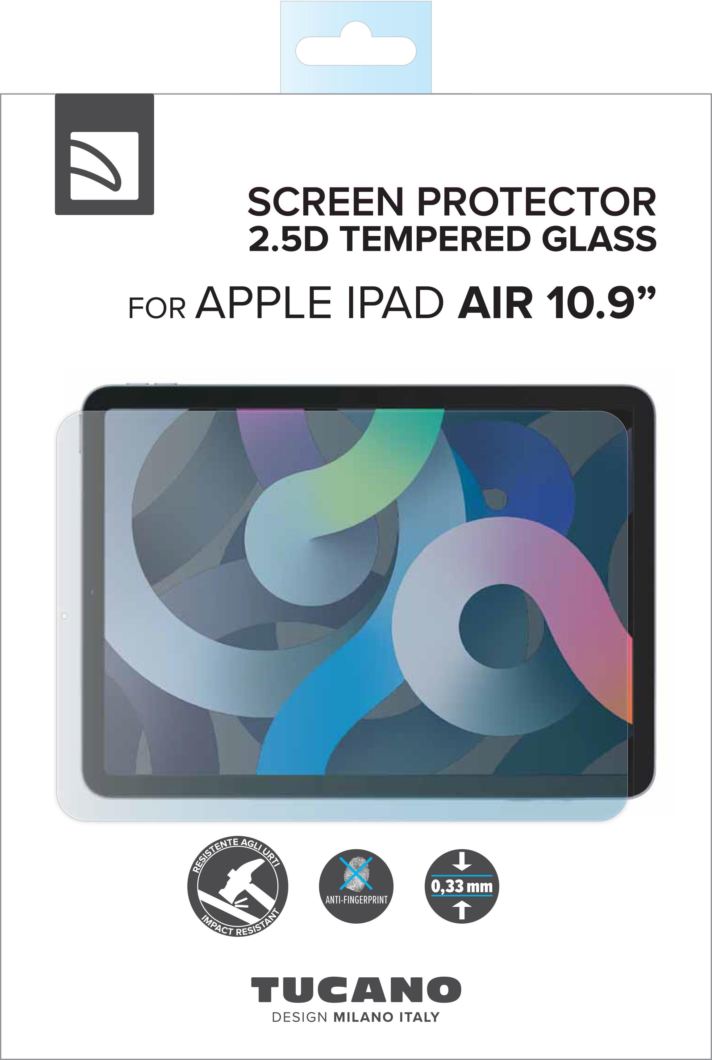 Tucano Displayschutzglas für Apple iPad Air 10.9, iPad Pro 11'' (62337)