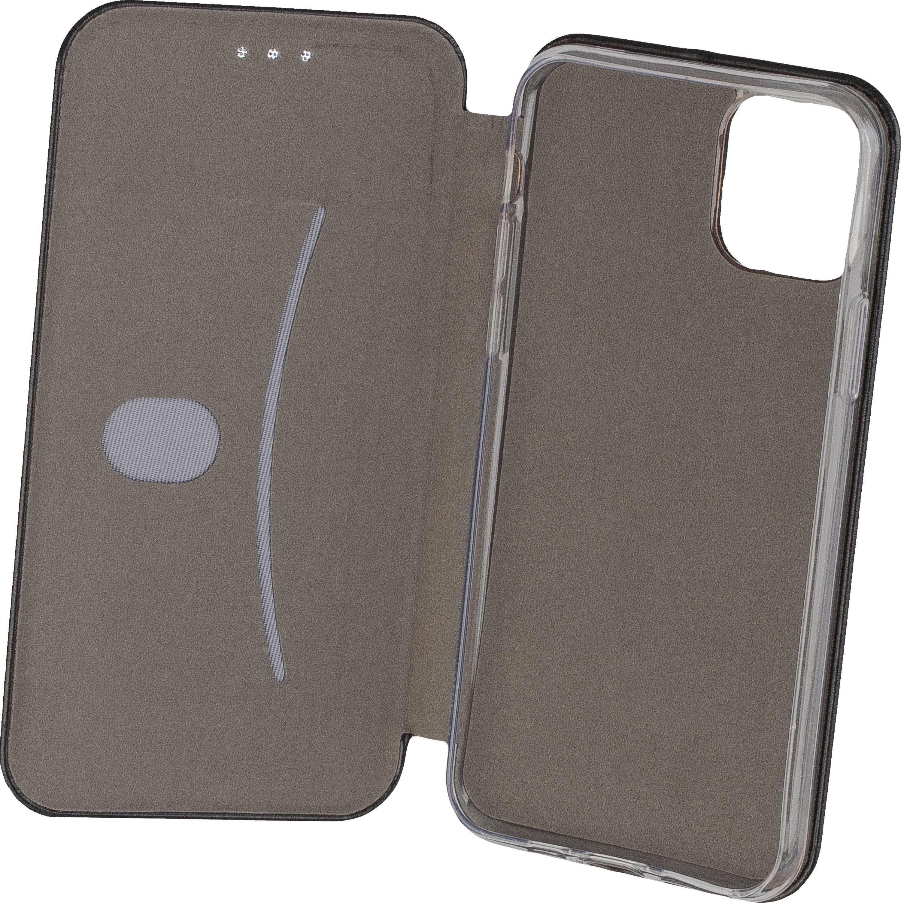 Book Case CURVE für Apple iPhone 12 Pro Max Black Handyhülle